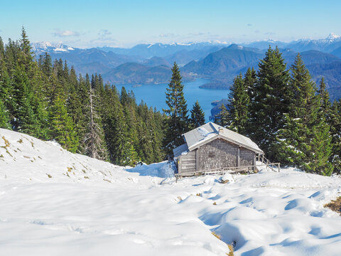 Winterwandern auf den Simetsberg (Walchensee)