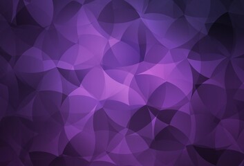 Fototapeta premium Dark Purple vector polygonal background.