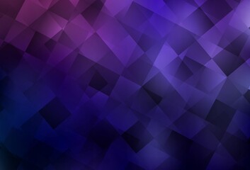 Fototapeta premium Dark Purple vector template with rhombus.