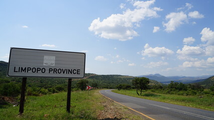 Entering the Limpopo Province, South Africa