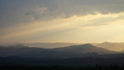 Fototapeta premium Sunset in Drakensberg, South Africa