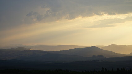 Sunset in Drakensberg, South Africa