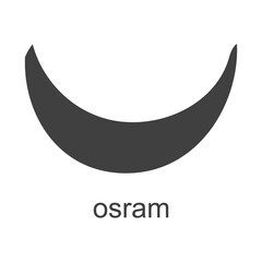 Vector icon with african adinkra symbol Osram