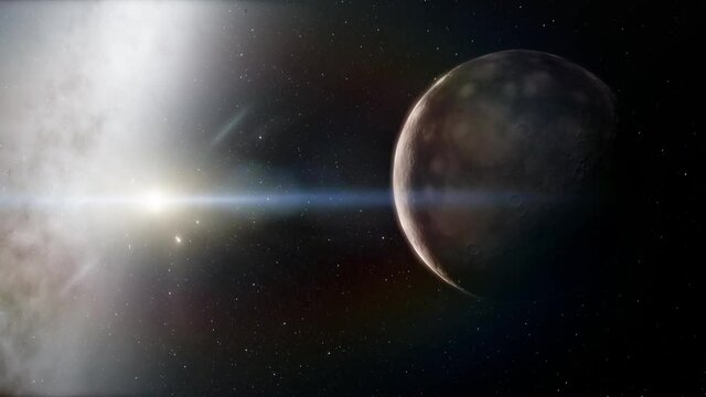 HD footage of Planet. Universe animation. 