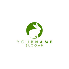 Obraz premium rabbit or bunny logo logo vector art design