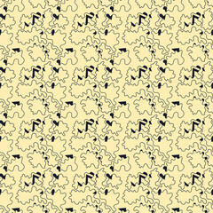 Seamless backdrop with abstract hand drawn pattern