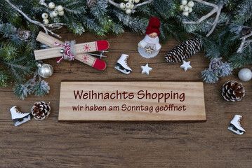 Weihnachts-Shopping