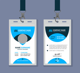 creative corporate id card design