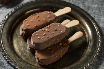 Frozen Chocolate Covered Ice Cream Bars