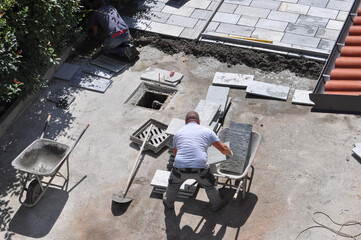 stone floor construction