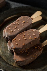 Frozen Chocolate Covered Ice Cream Bars