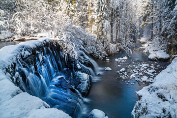 Allgäu - Wasserfall - Winter - Gerats - Rettenberg 