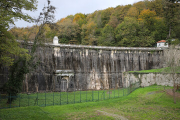 Old and historic dam