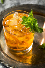 Boozy Refreshing Stinger Cocktail