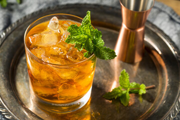 Boozy Refreshing Stinger Cocktail