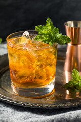 Boozy Refreshing Stinger Cocktail