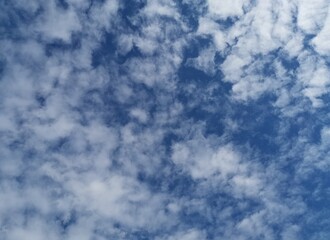 Obraz premium blue sky with clouds