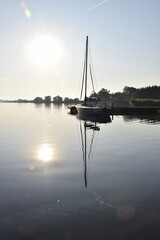 Segelboot auf dem Leekstermeer in Holland