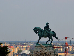 Obraz premium Equestrian statue of Eugene of Savoy