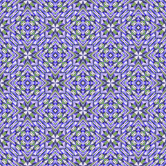 Geometric seamless pattern, abstract blue background, fashion print, vector texture.