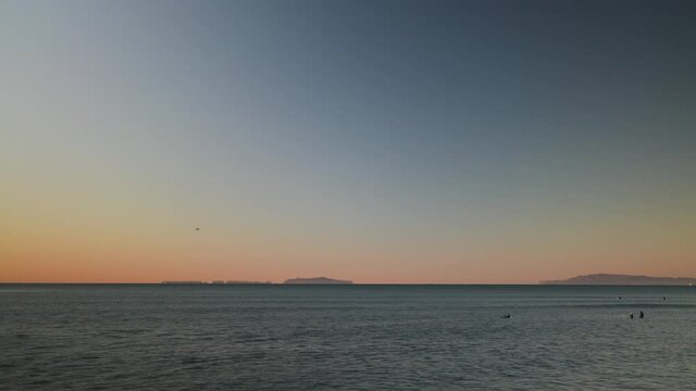 Anacapa Island at dawn near Ventura, CA.