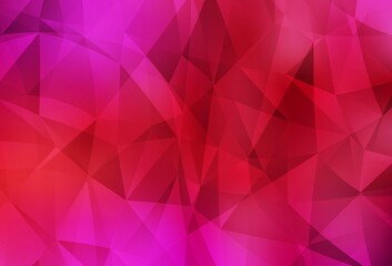 Obraz premium Light Red vector abstract mosaic backdrop.