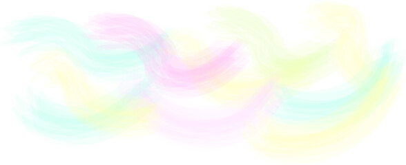 Beautiful pastel background with vector watercolor pattern, texture brush strokes in gentle colors. Multicolored template for splash or greeting card, gradient of soft shades by artist's brush.