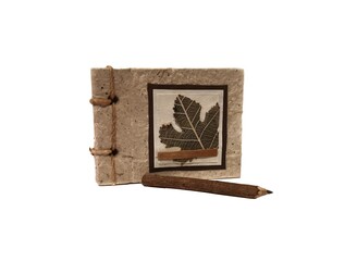 Note book and pencil 