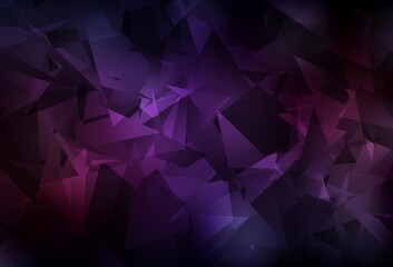 Obraz premium Dark Pink, Yellow vector abstract mosaic backdrop.