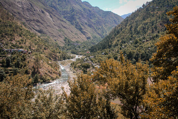 autumn in the mountains