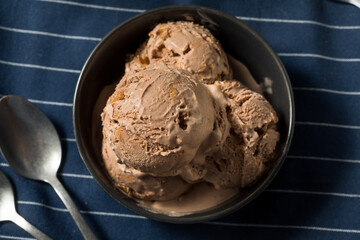 Homemade Chocolate Peanut Butter Ice Cream