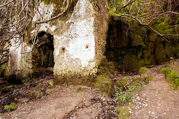 Molino del Susto ubicado en Benamahoma, provincia de Cádiz, España, 1 de febrero de 2020