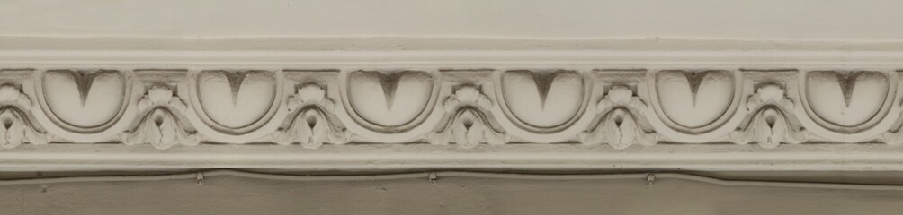 Gypsum cornice, moldings, baseboards and friezes 