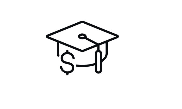  Student Debt icon vector design 