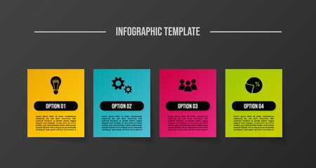 Business infographic template. Timeline. Vector