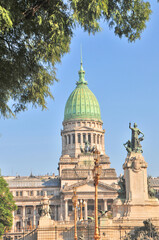 Capitol of Buenos Aires Congress in Argentina 
