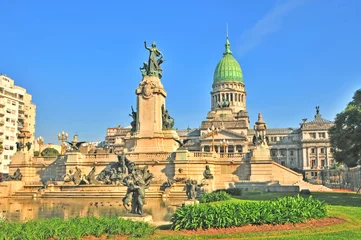 Raamstickers Congres van de hoofdstad van Buenos Aires in Argentinië © robnaw