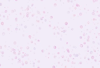 Light Purple, Pink vector background with cuisine gourmet.