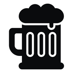 alcohol icon, Christmas and celebrations. glyph symbol collection. Editable vector Design