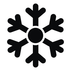 Snowflake icon, Christmas and celebrations. glyph symbol collection. Editable vector Design