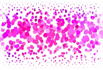 Light Pink vector texture with abstract forms.