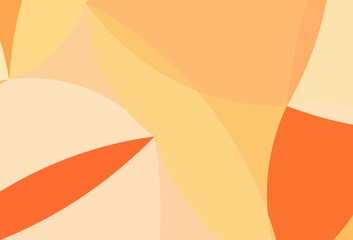 Light Multicolor, Rainbow vector template with lava shapes.