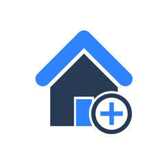 Home Health Care Icon | Medical Home | Hospital Icon