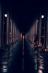 bridge at night