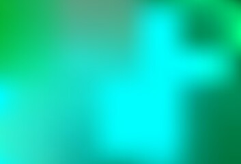 Light Green vector abstract blurred background.