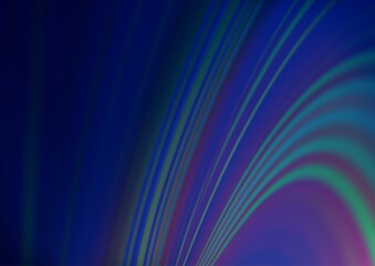 Dark BLUE vector modern elegant background. A vague abstract illustration with gradient. A completely new template for your design.