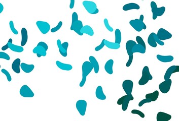 Light BLUE vector texture with random forms.