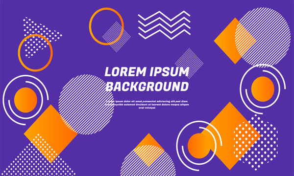geometric background bright colors and dynamic shape compositions vector part 1
