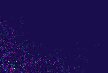 Light Multicolor, Rainbow vector texture with disks.