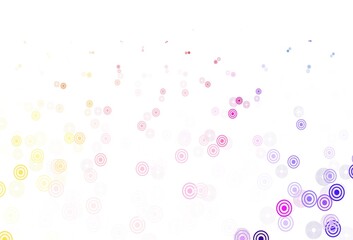 Light Multicolor vector texture with disks.